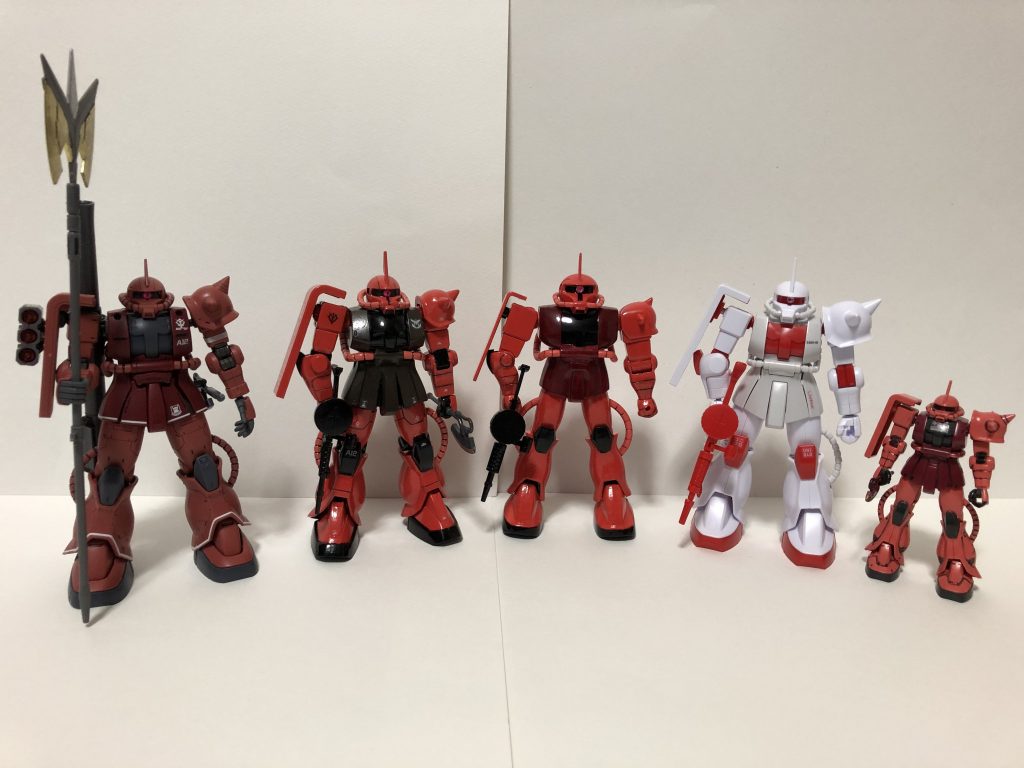 他の1／144 スケールの比較です。