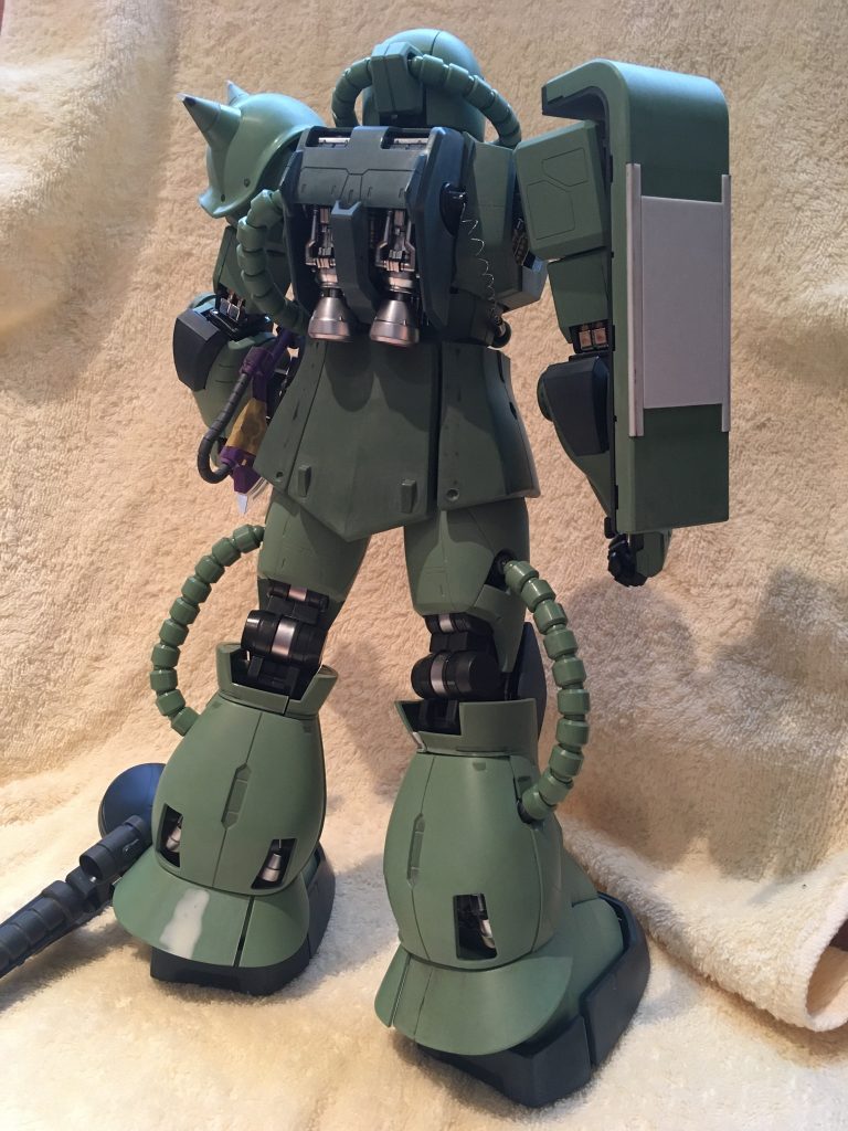 シールド等にプラ板でディテールを追加