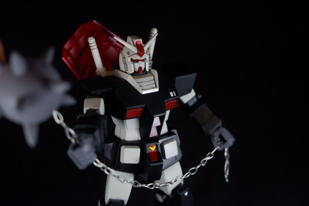 旧キットのハイパーハンマーを色々改修して装備させてます