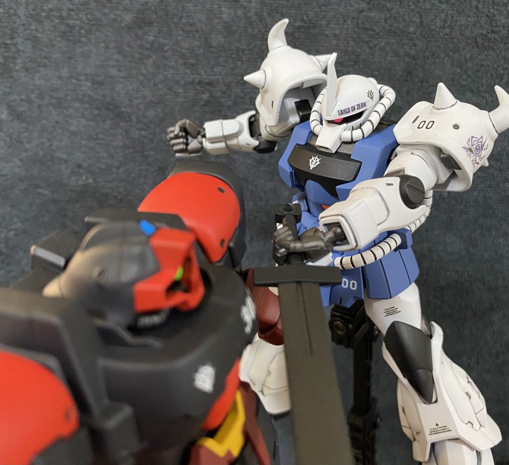 「残るはガルバルディのみ。降伏するか、ここで果てるか...選んでもらおう。」ドム2機相手に無双する場面が滅茶苦茶カッコよかった!