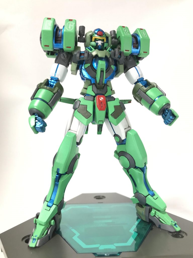 フレームが青く輝いている