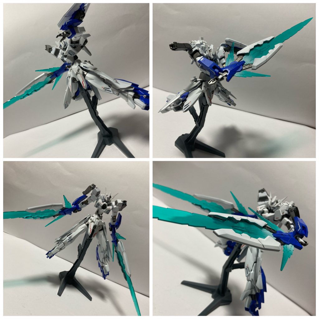 超ハイパー大型ビームサーベルで!ダブルバレットの大型ビームサーベルの強化型です!一撃がかなり重いです!さらにワイヤーアクションと合わせることでトリッキーな攻撃が可能に!