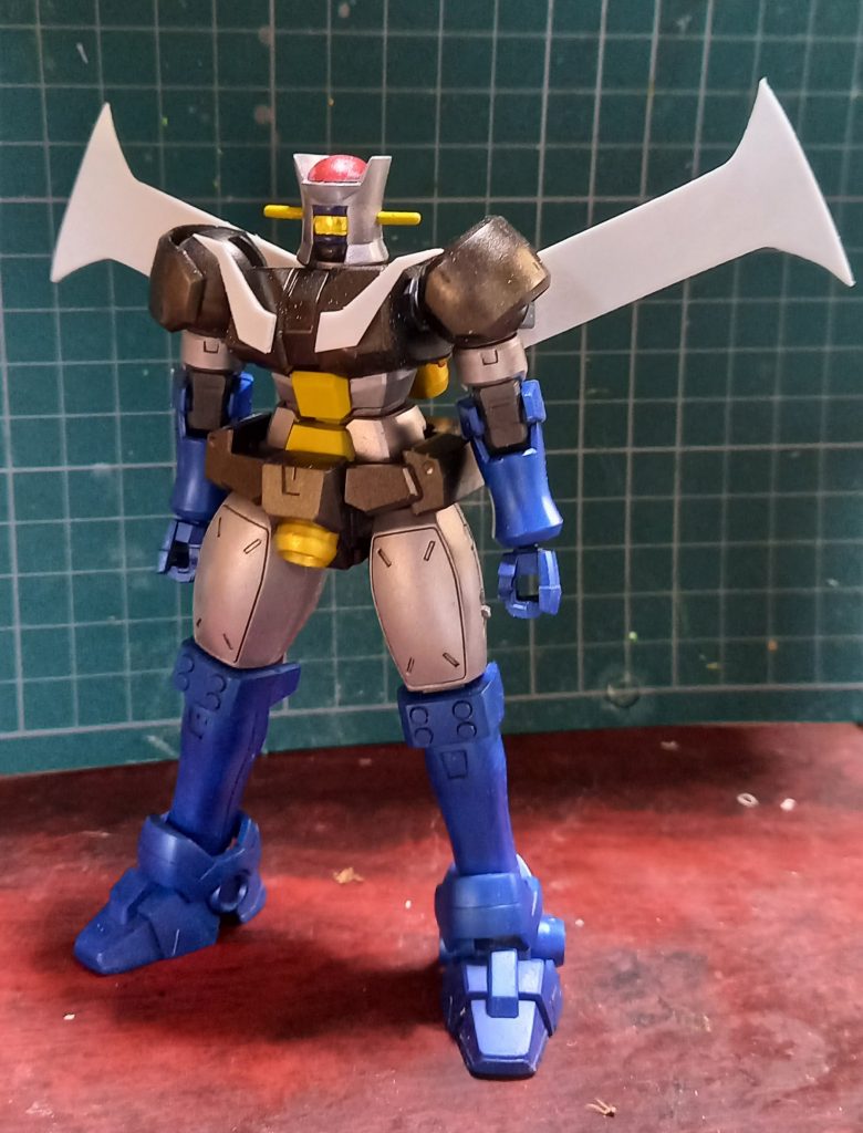 プラ板を切り出して、仮止め。