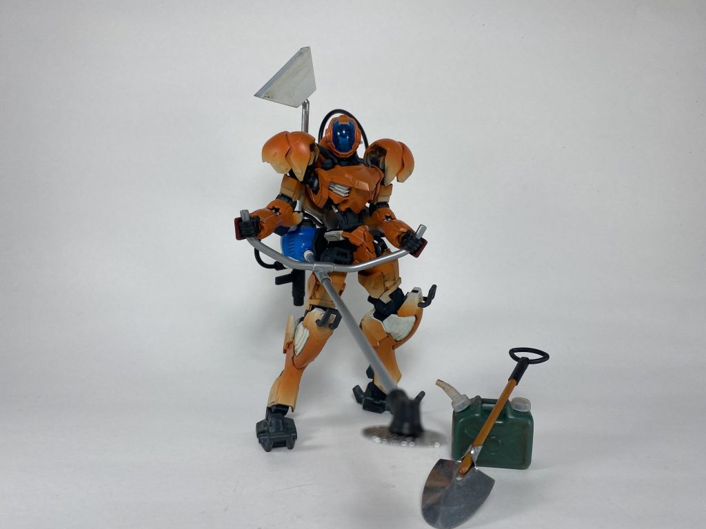 フル装備するとこんな感じです。農家な感じでてるかな？