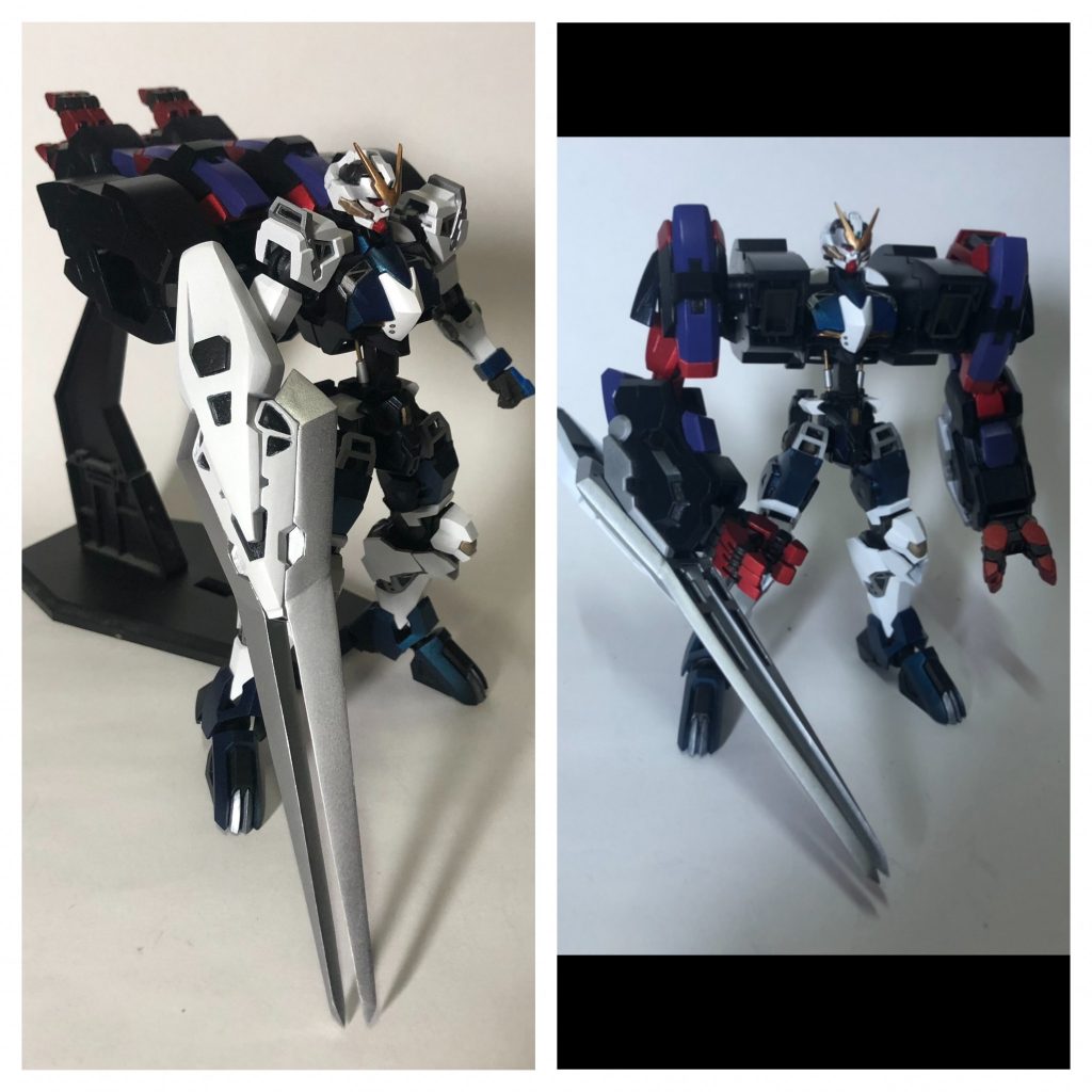 Tブースター装備及びTカウル形態。シルエットは特に前回より変化ありませんがメタリック塗装のおかげで重厚感が増していい感じ。