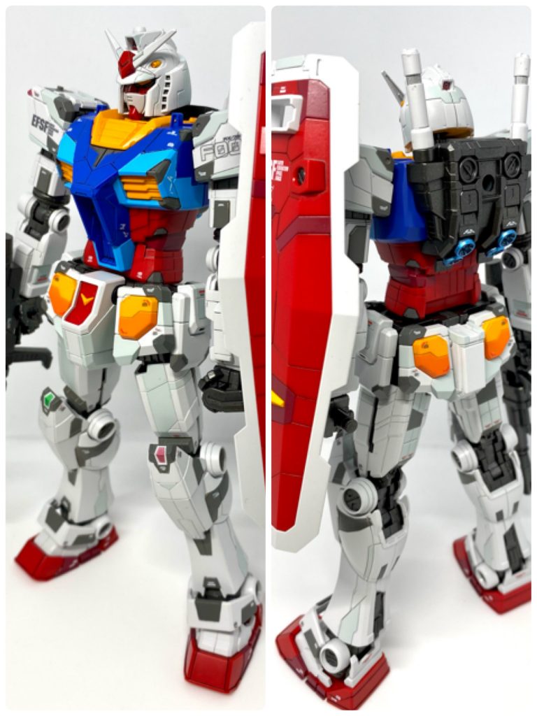 MGはマスキングし易く塗装が比較的マシだった。