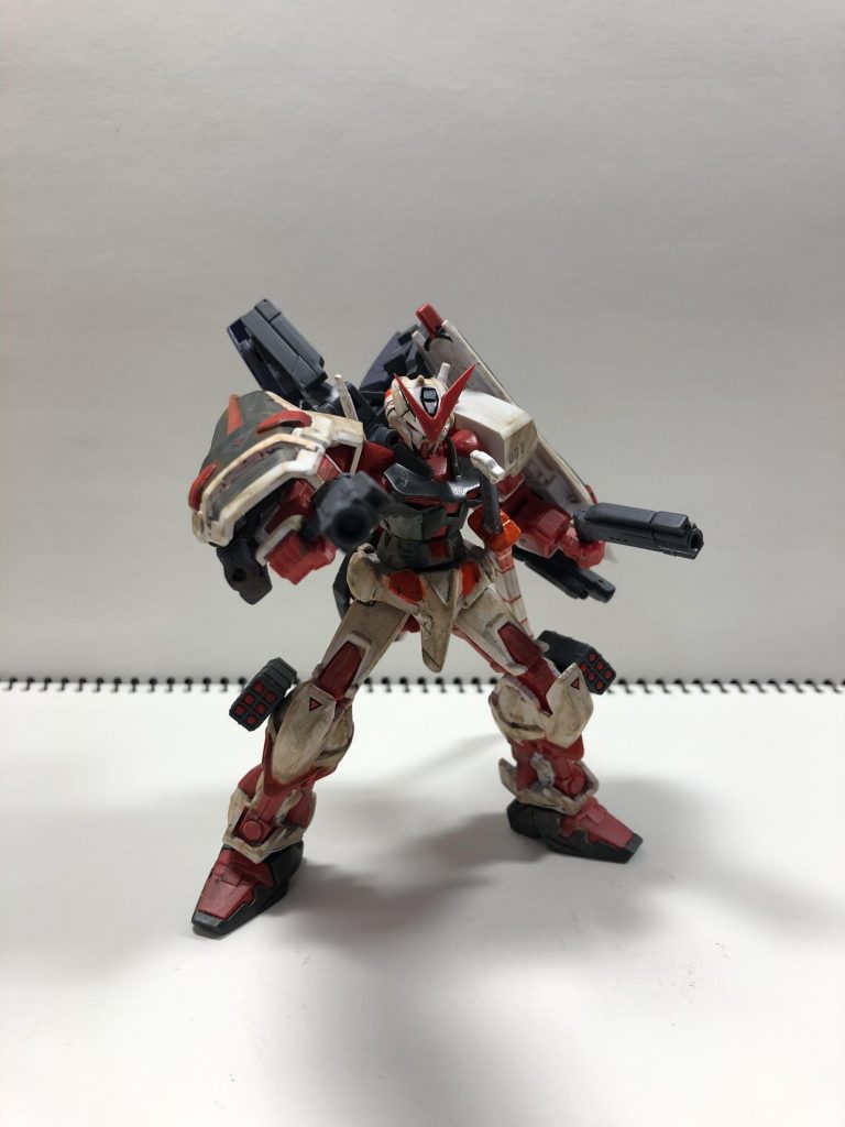 ライフルを構えて