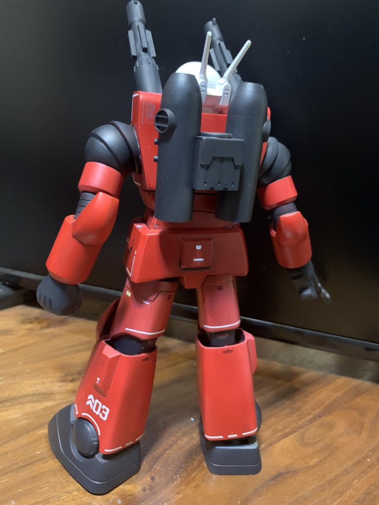 バックパック、小さかったんで付属のスプレーミサイルで代替。