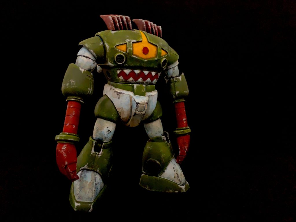 シャークマウス塗装でイケメンMSとなりました。