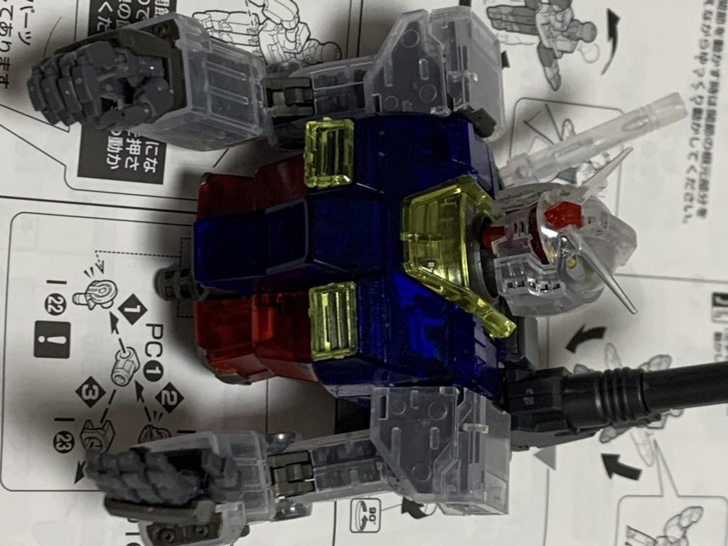 上半身完成。ここらへんからテンションが少し上がります。