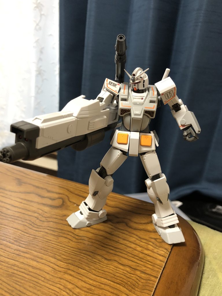 フレームランチャー装備しました。でかいです。