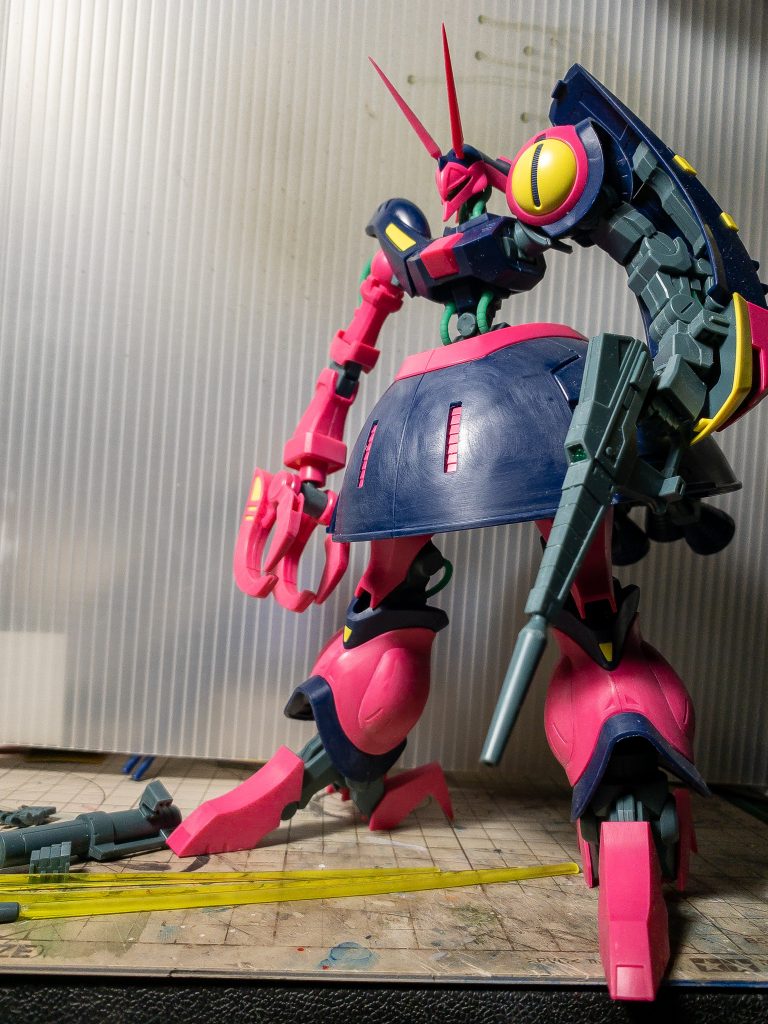 塗装前。武装類もこの後ウェザリングかけました。