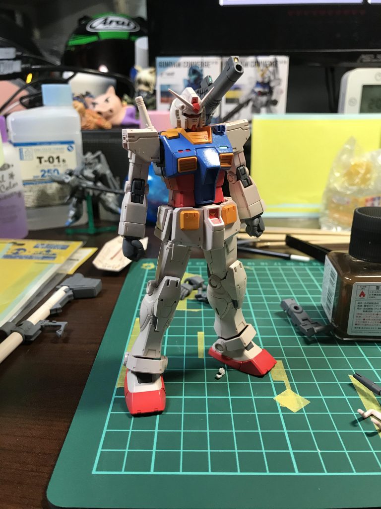 基本塗装後、デカールワーク前です。