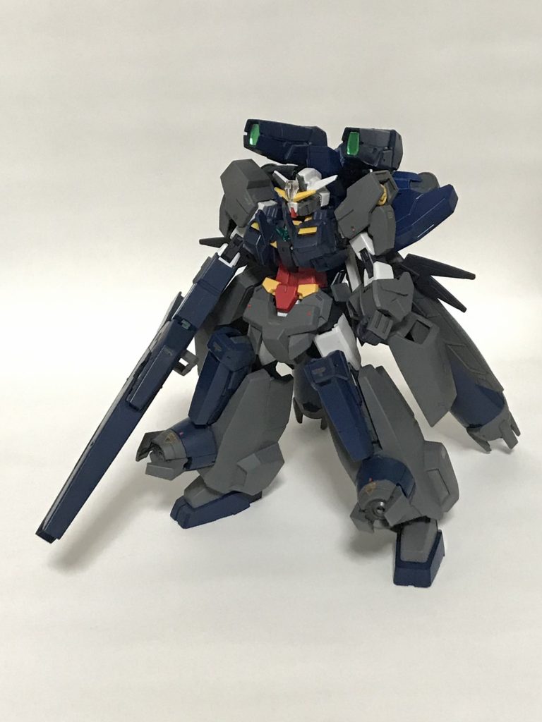 フロント。武装はほぼセラヴィーガンダムと等しい。ヒロトの作るアーマーでは珍しく、マスク部分も制作されており、長距離射撃のセンサー強化と、単純にヘッドの防御力が強化されている。内部のコアガンダムはⅡではなく、初期コアガンダムを使用する。Ⅱとの互換性もある。