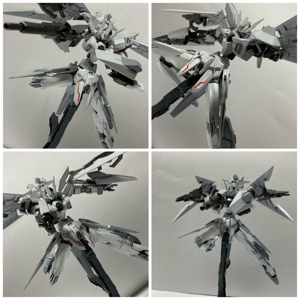 ハイパードッズライフルカスタムで!!ダークハウンドのランスをベースにしているのでバルカンが使えます!また左腕には実弾のガトリングがありミサイル迎撃や牽制に向いています!さらにこのドッズライフルは砲身を換装する事もでき換装無しで使う場合は5連ガトリングになります!