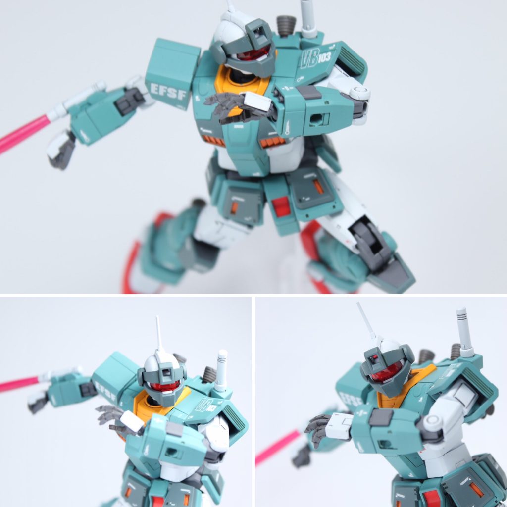 スナイパーのくせにサーベル使うほど接近されて良いのかと思いますが、08小隊のグフカスのような奴が現れることもあるでしょう。そして、たぶんこのスナカスなら近づかれても勝てます。