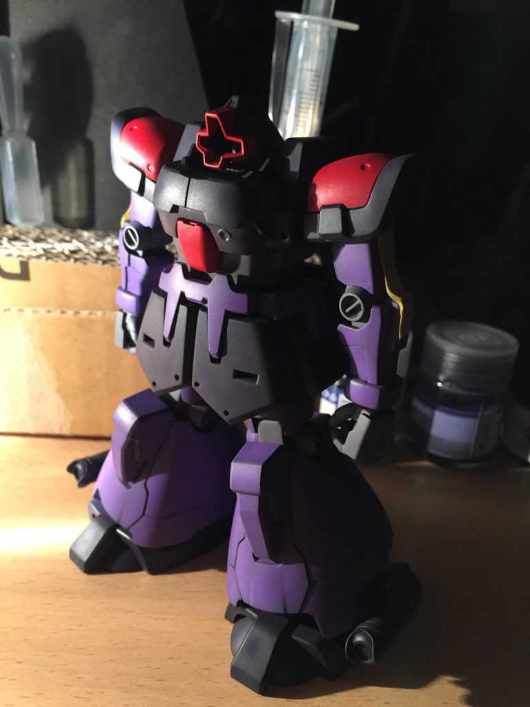 ドライブラシやウォッシングを行う前の画像です。こちらもロールアウト後のような新品感で好きです♪最後までご覧いただきありがとうございました!