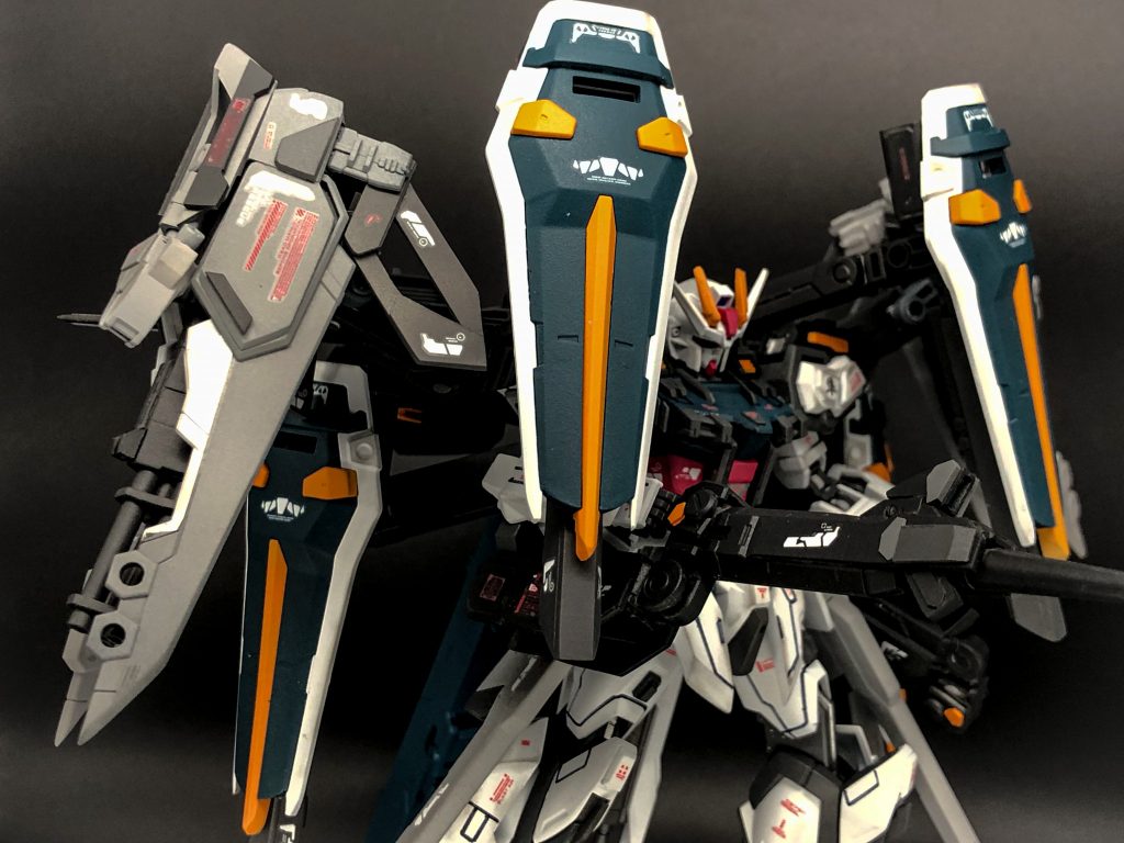 シールドも全方向展開です( ´ ꒳ ` )ﾉサイドストライカーが若干ごちゃつくので大変でした(￣▽￣;)