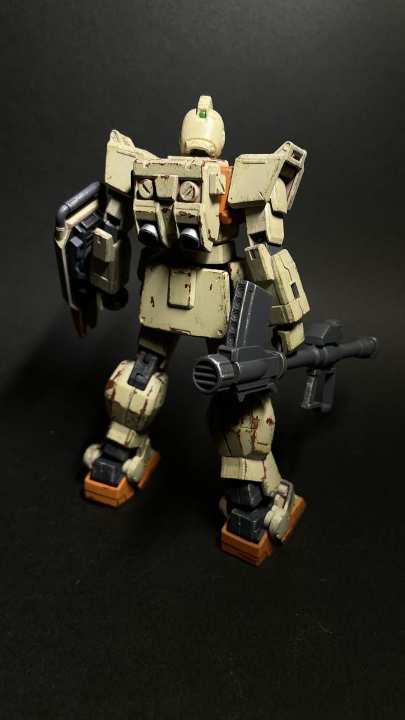 背面バーニアはなんかカプリコみたいで変だったので、GM/GMから移植しました。