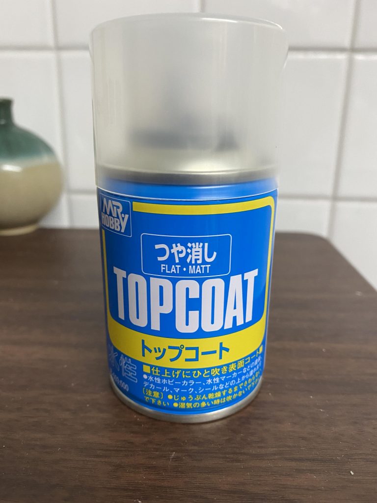 つや消しはこれ一本。まだのこってますw