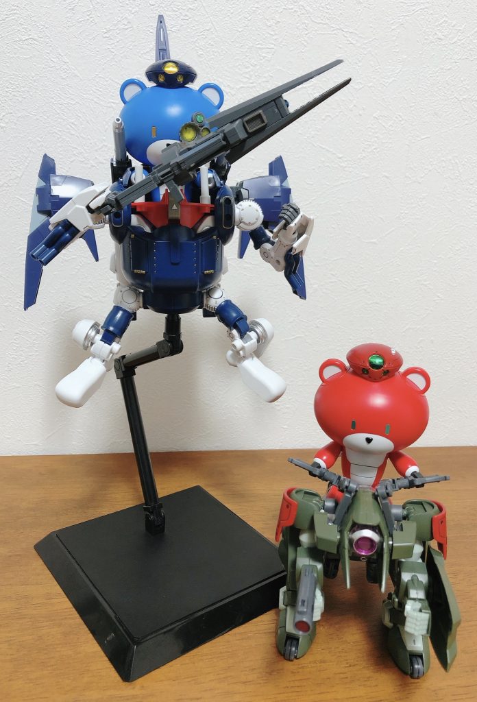 赤と青…次回は黄色のプチッガイカスタムを作ろうと思います!