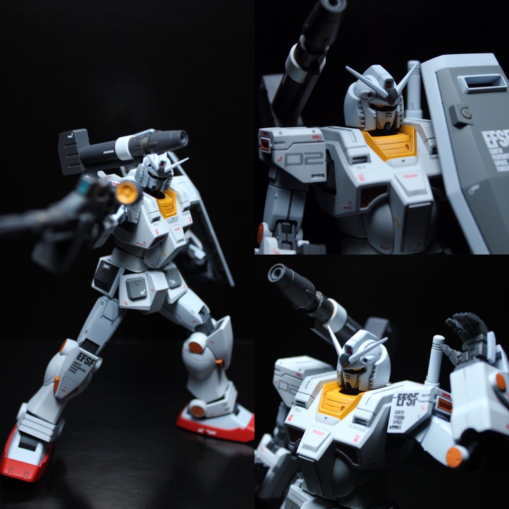 簡単なアクションポーズです。塗膜の剥がれを気にしてしまい、塗装後は派手なポーズを取らせるのが億劫です。