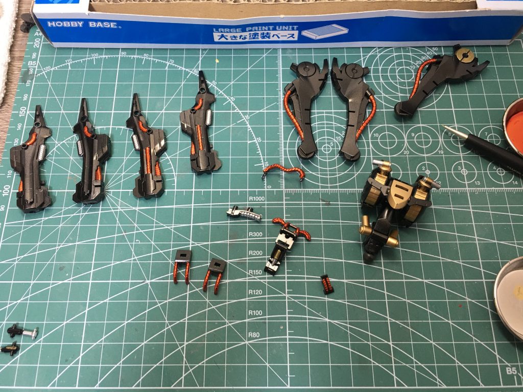 動力パイプなども全塗装しました！