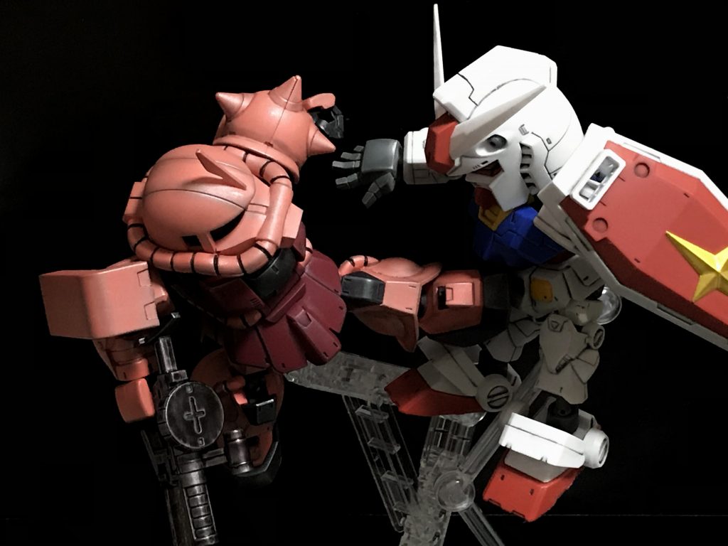 キーック！！楽しい…（笑）ちなみに蹴られているガンダムは → https://gumpla.jp/sd/529491