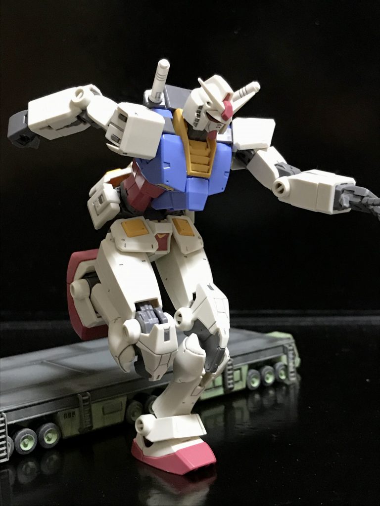 超可動ですんなり立ち上がり、即ダッシュ！