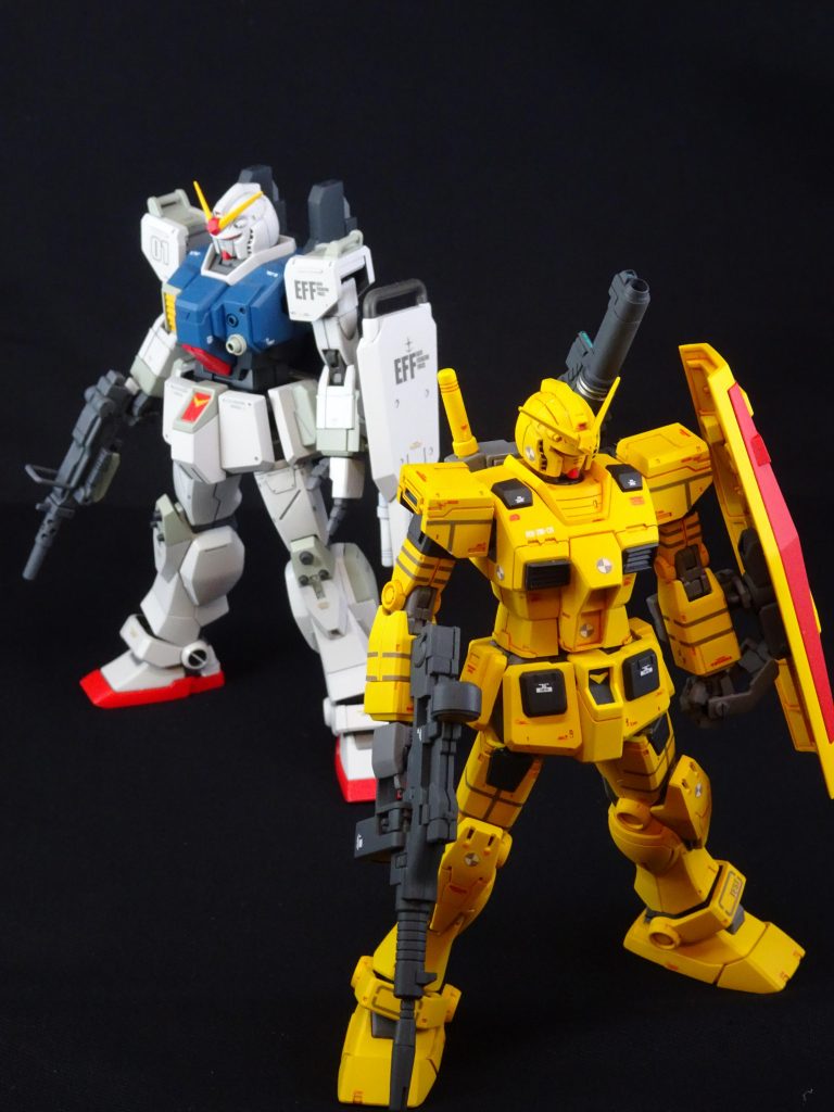 ガンダムバリエーションをHGオリジンガンダム風に立体化していく私的プロジェクト「オリジン・フォーマット」の第二弾です。少しずつでも、揃うと嬉しいですね(^^♪
