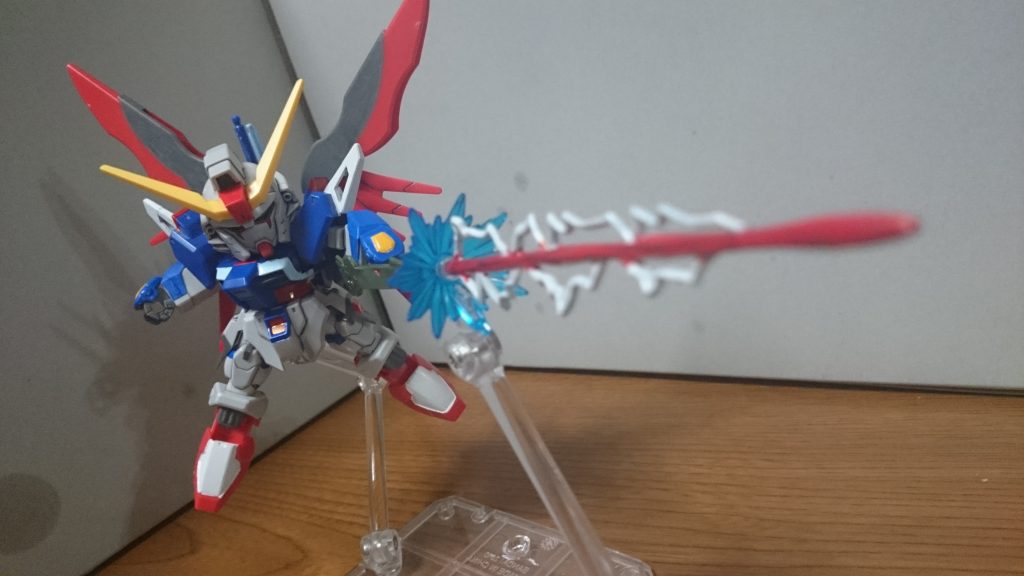 ・名無し砲こちらも全塗装っス。ただ前述の通りセンサーは省略。以前つくったビームマグナム用のエフェクトの色合いが奇跡的にSEEDの赤白ビームにも使えるのではと気付いた今日この頃