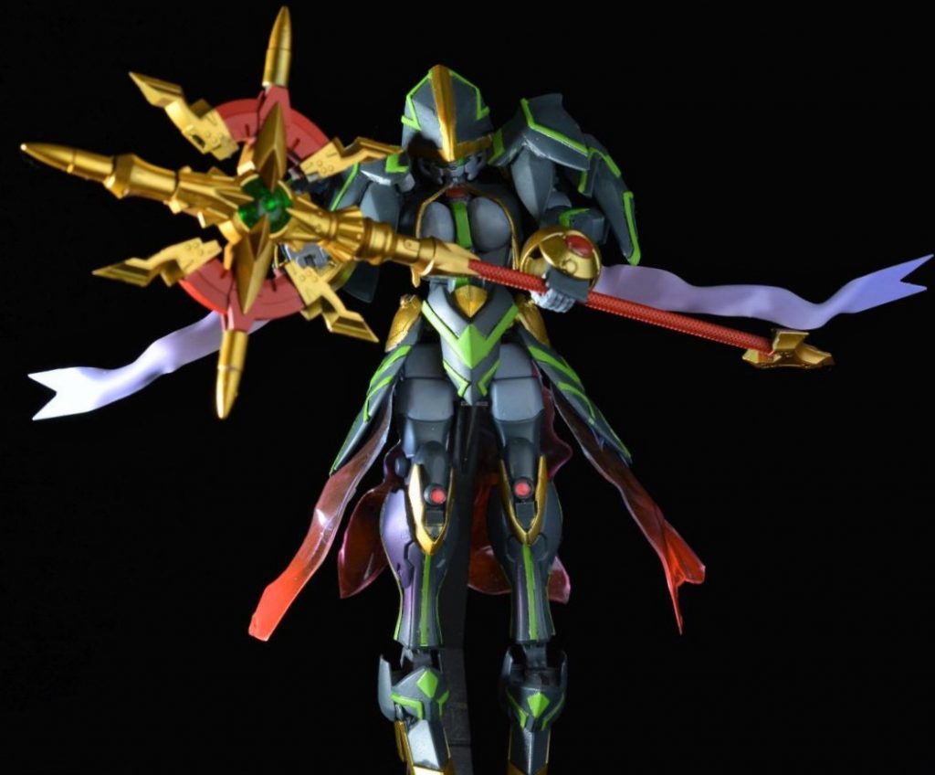 MSG アルナイルロッドをベースにボールデンアームアームズの針(？)のようなパーツを付けて装飾しました。