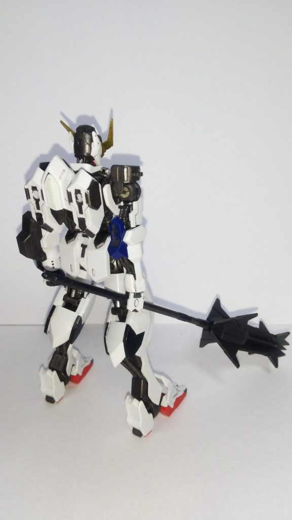 バックショットです｡なんの変哲もないバルバトスの背中です｡