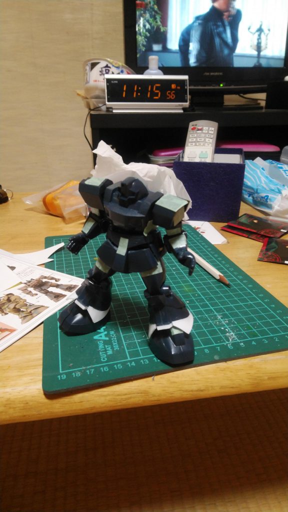 制作中スカートやすそをちょっと改修