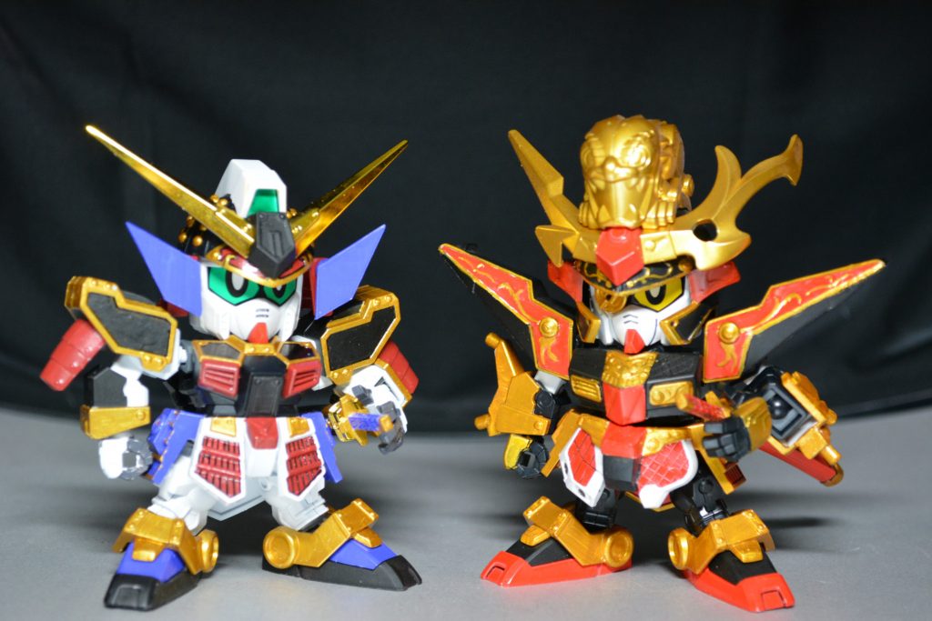 育ての親である以前作った頑駄無副将軍と一緒に