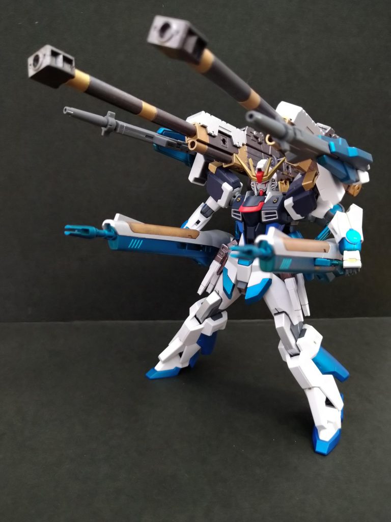 フルブラストケルベロス、ダブルバレット、超長距離電磁速射砲