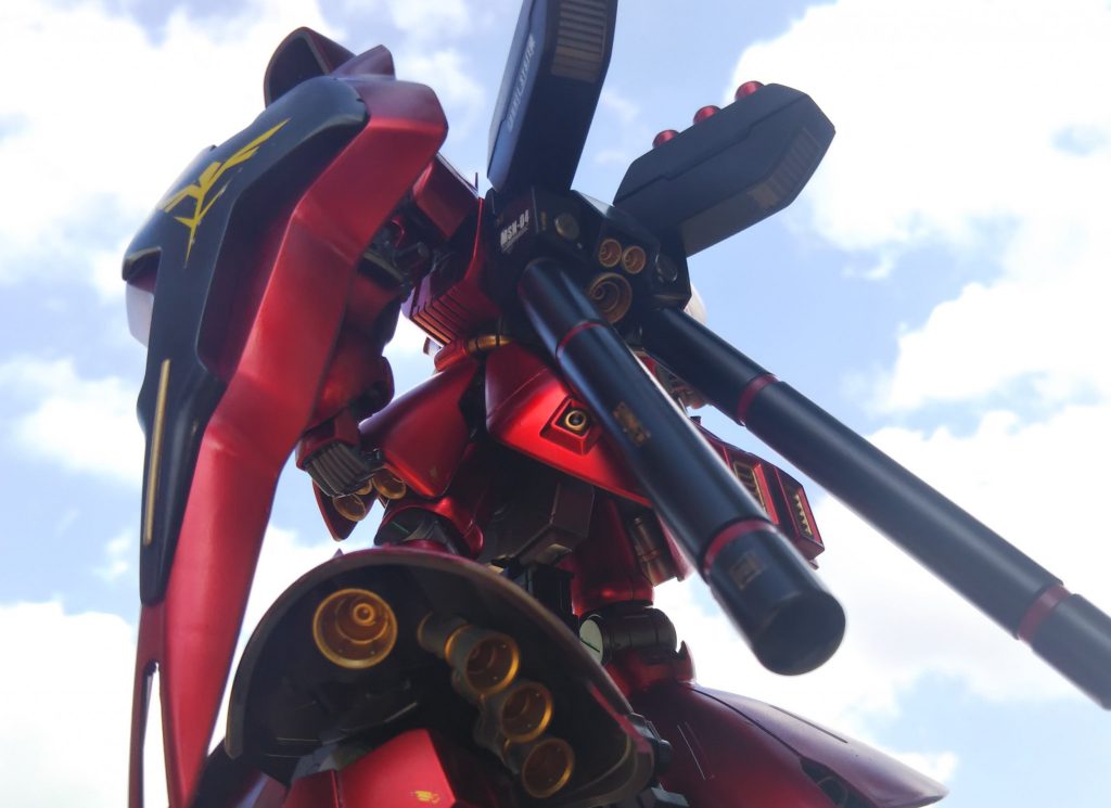 バックショット。このボリューム感が堪りません( ´∀` ) プロペラントタンクを延長してみました。