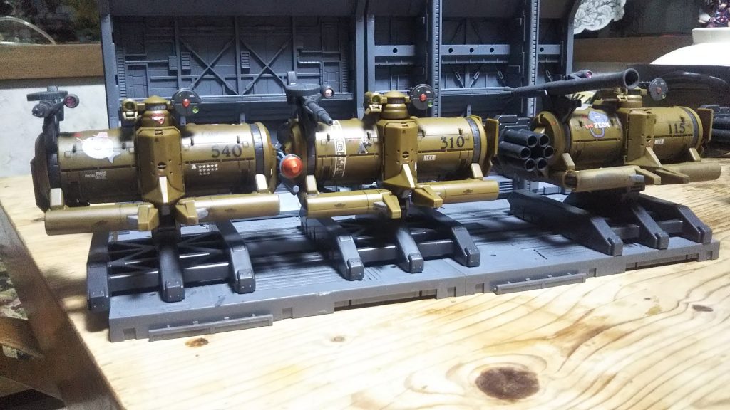 Ｅｘモデルのオッゴです。特に改造せずに思いつきで作りました。スタンドが連結できるんです。ただそれだけです！