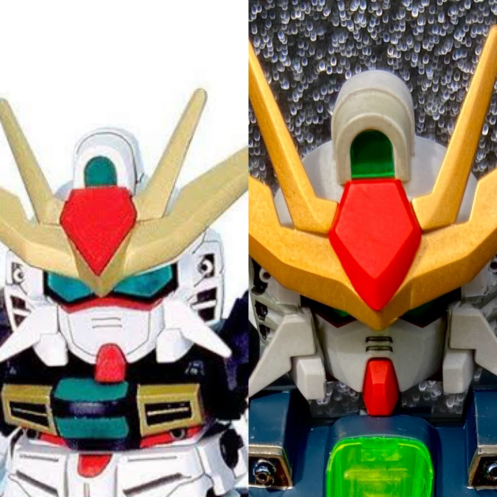 顔比較。超イケメンになったと思います。が、基本工作サボるにしても、アンテナの面出しはすべきですね、気になる。笑