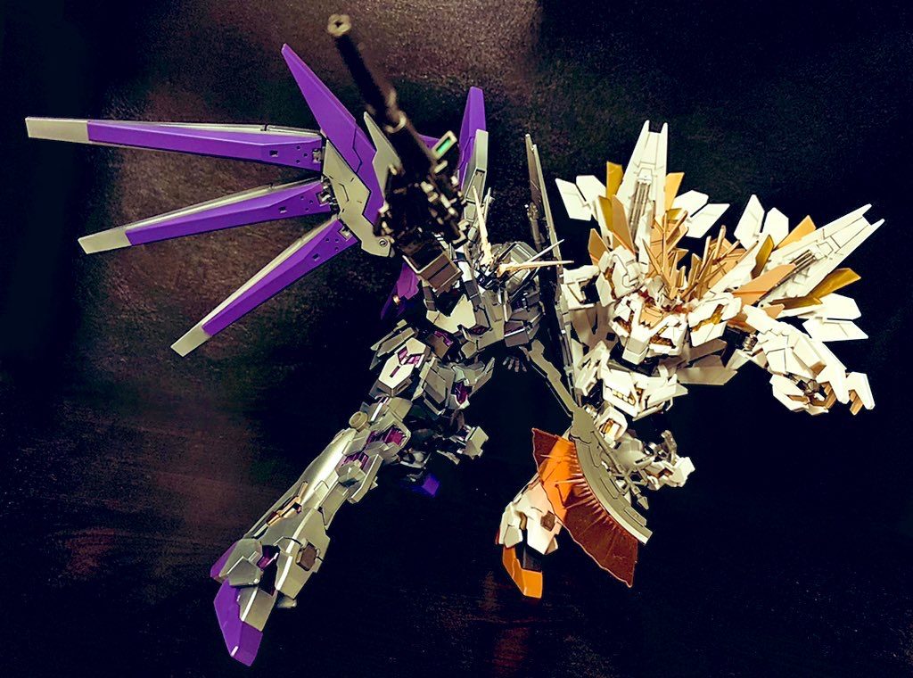 アリコーンガンダムとツーショット 