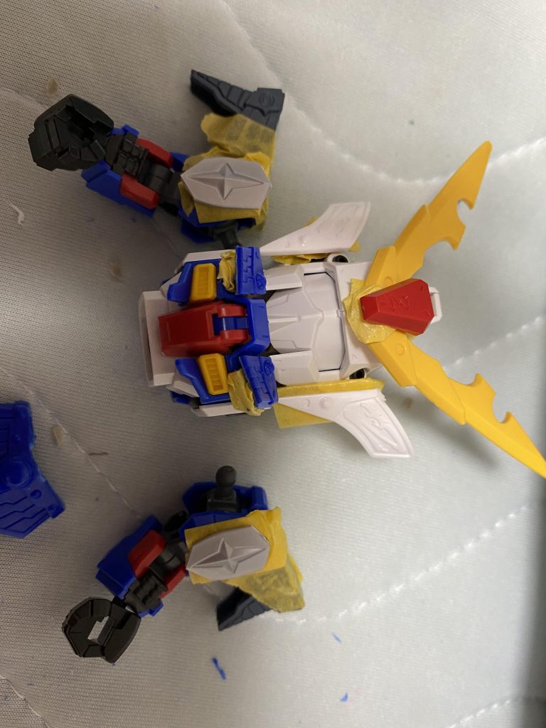 マスキングでバランスを見ます。