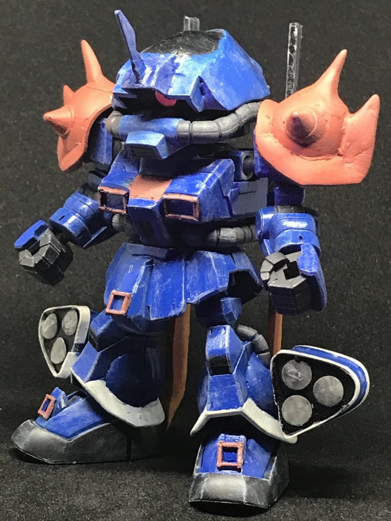 CSのガンダムとザクⅡのミキシングです。