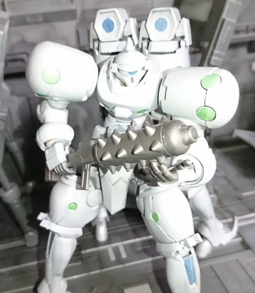 塗装はメタルホワイト？（白に少しシルバー混ぜた）ものをメイン