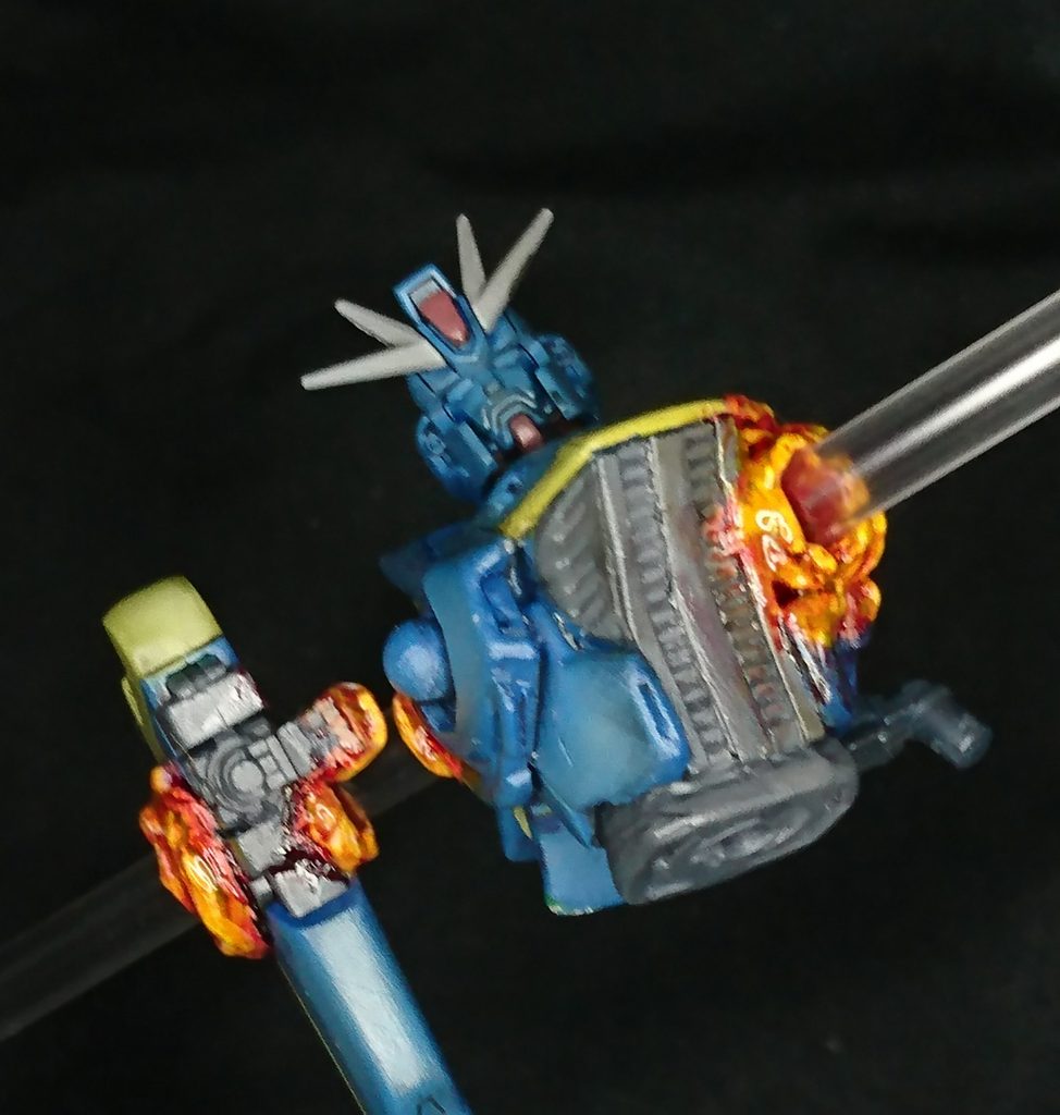 ダメージ表現拡大 ドロドロに溶けたように見えるかな？