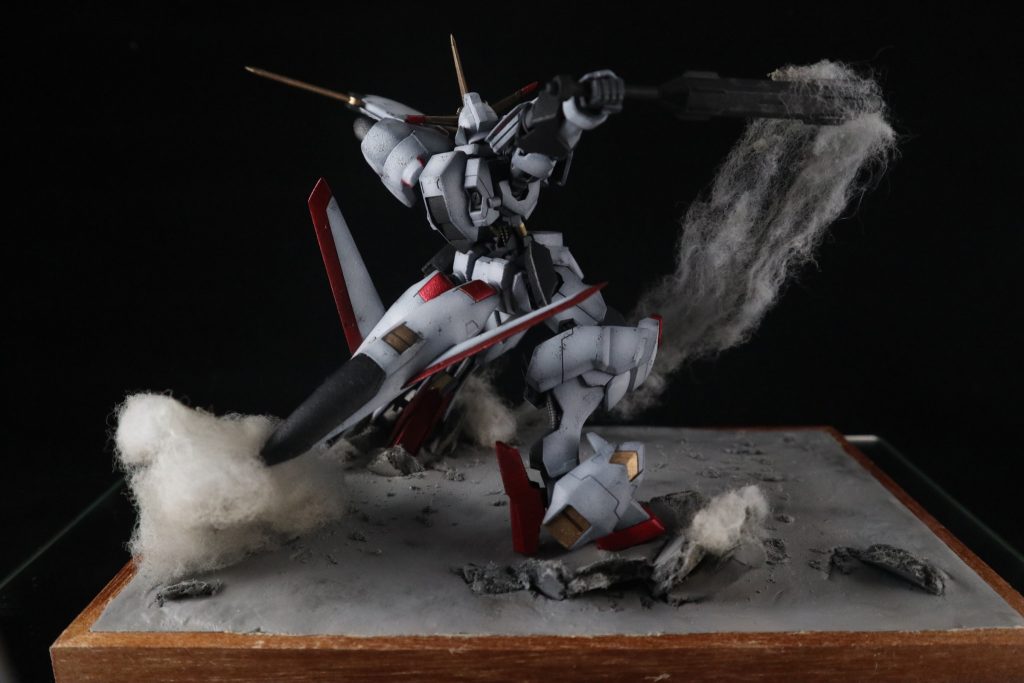 ヴィネット一周。土煙に瓦礫を混ぜてみました。