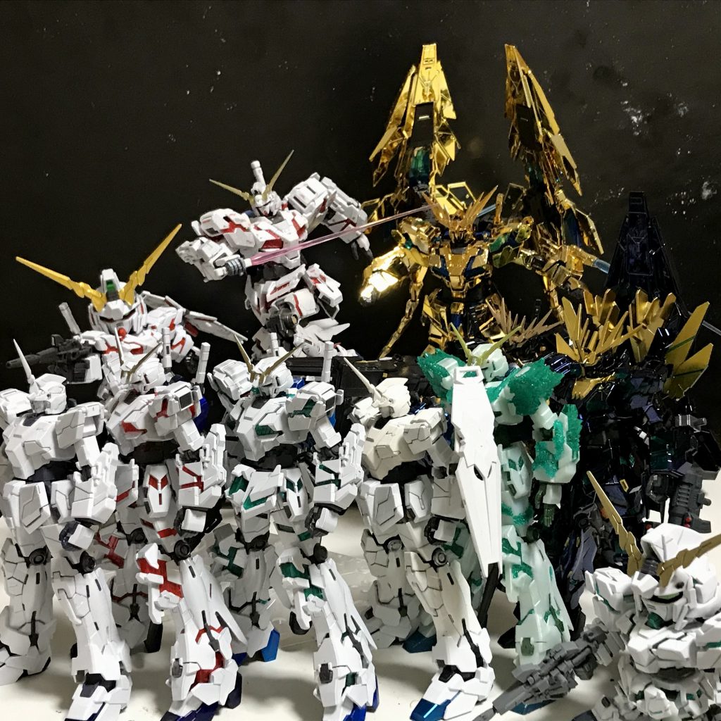 これにより我が家のユニコーンガンダムは…何機あるんでしょう?(笑)