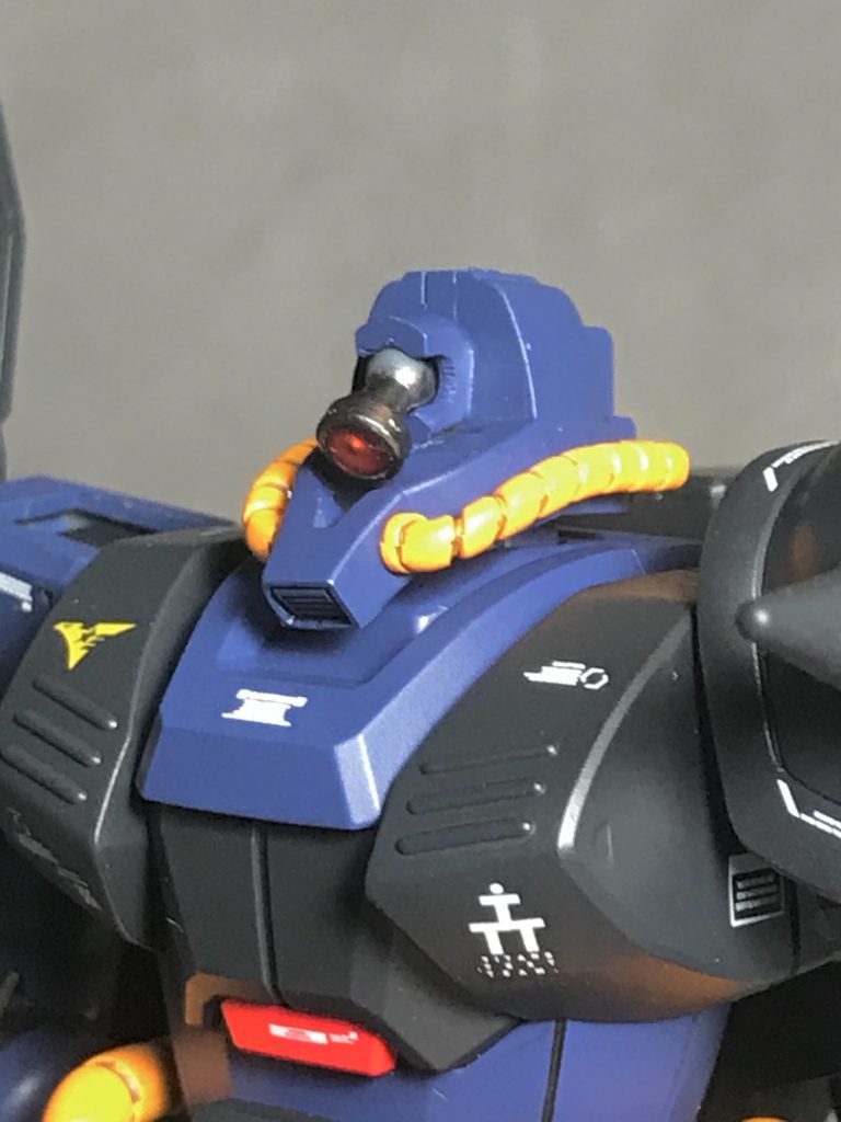 モノアイの可動はボールデンアームズの一番小さいジョイントにコトブキヤの丸バーニア+Hアイズです。ご覧いただきありがとうございました。評価やコメントして頂けるとないて喜び、製作意欲が、爆上がりします。