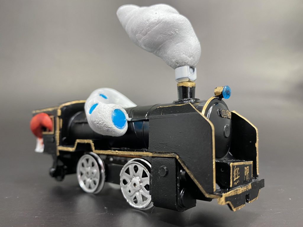 無限列車。初めての列車プラモだったので普通に手こずりましたww