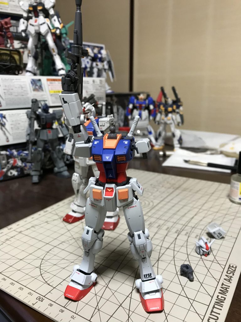 ガンダム作ったらこれをやらないと！！　　　　と言う事でラストシューティング！！