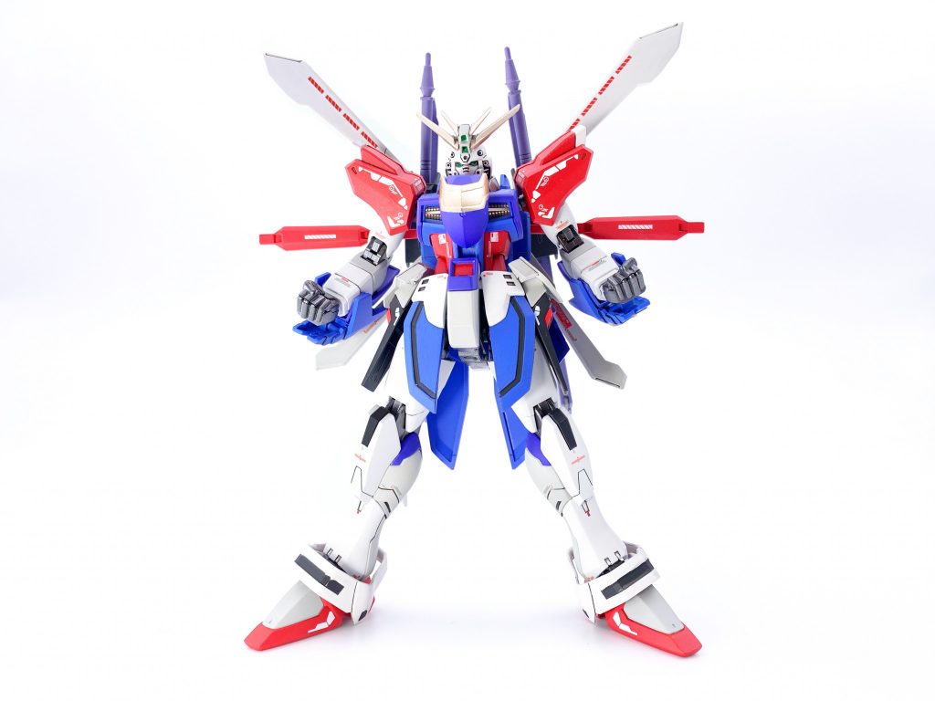 ハイパーモード発現状態!デスティニーのハイパーデュートリオンエンジンの恩恵により原型機のハイパーモードよりも出力が格段に上昇しているという設定です😎